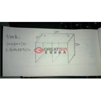 全钢办公桌