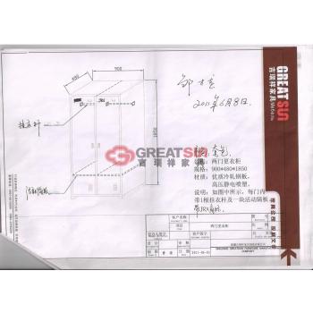 两门更衣柜