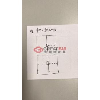四门储物柜