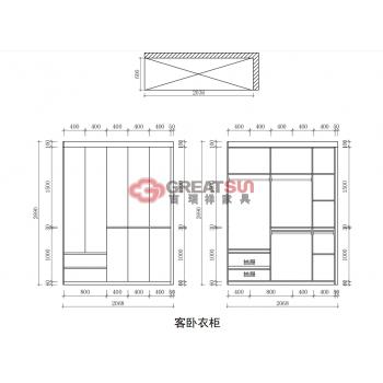 客卧衣柜