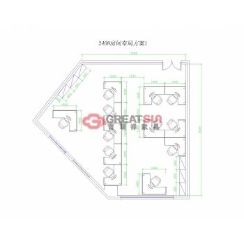 屏风工作位