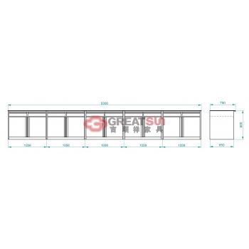 自助餐台5.3*0.75