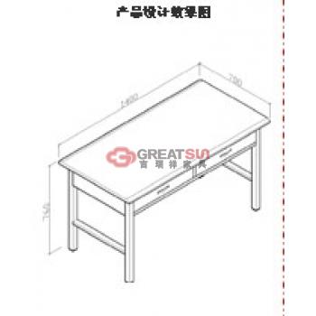 钢制餐桌