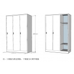 三门衣柜
